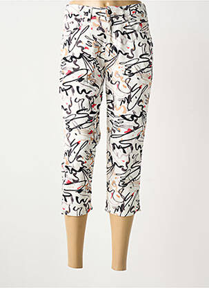 Pantalon trei sferturi alb GUY DUBOUIS femeie