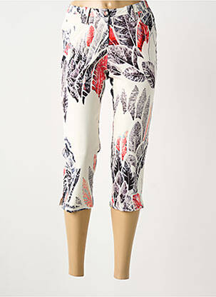 Pantalon trei sferturi alb GUY DUBOUIS femeie