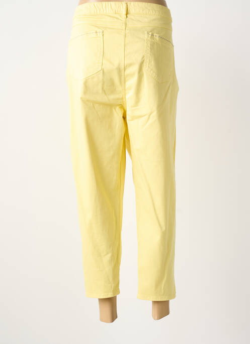 Pantalon trei sferturi galben FRANCE RIVOIRE femeie