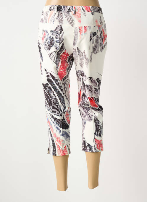 Pantalon trei sferturi alb FRANCE RIVOIRE femeie