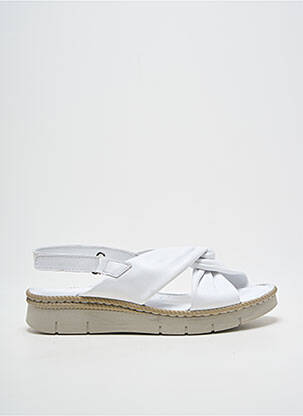 Sandale/Pantofi decupați alb ELUE PAR NOUS femeie