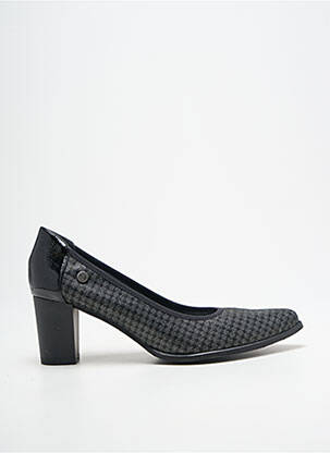 Pantofi cu toc material neted toc de 4 la 6 cm argintiu INEA femeie