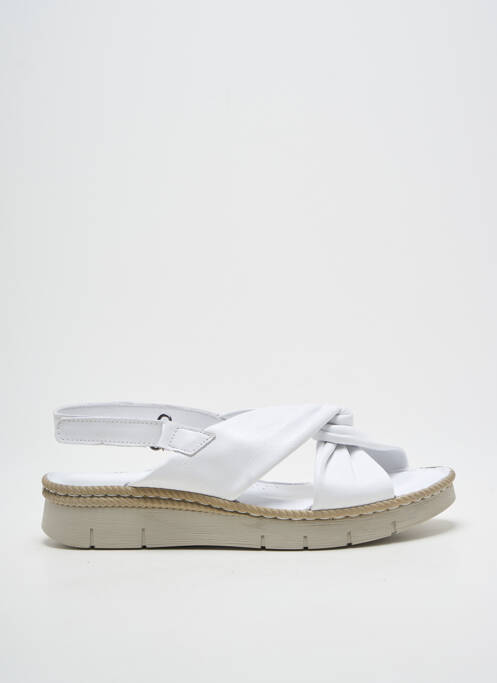 Sandale/Pantofi decupați alb ELUE PAR NOUS femeie