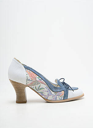 Pantofi cu toc albastru INEA femeie