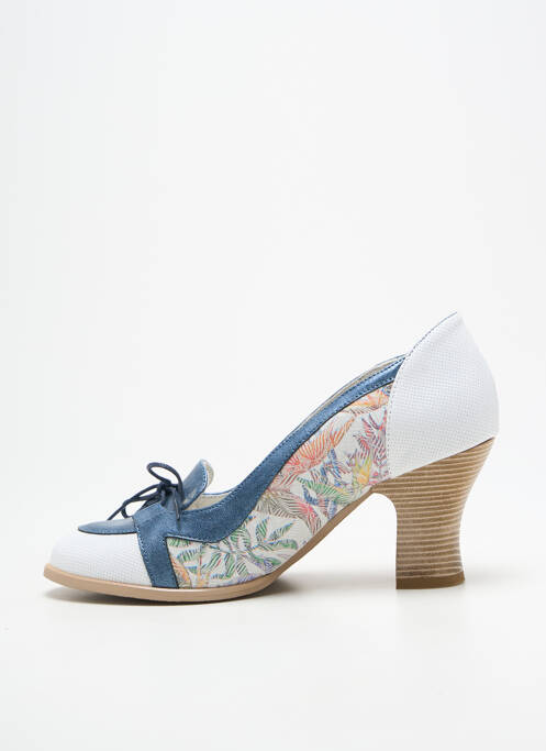 Pantofi cu toc albastru INEA femeie