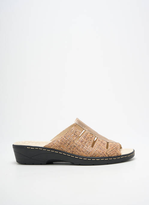 Mulete/Saboți auriu PEDI GIRL femeie