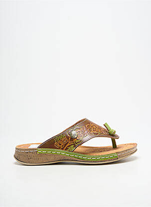 Șlapi maro LAURA VITA femeie