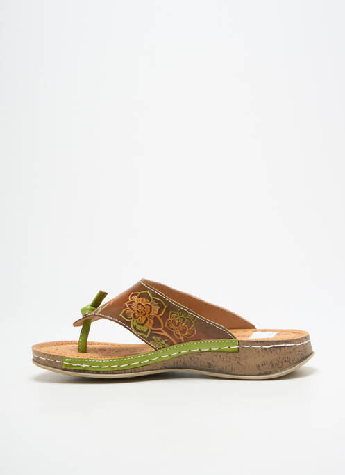 Șlapi maro LAURA VITA femeie