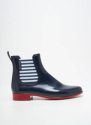 Botine/ghete material neted toc plat până la 3 cm albastru MEDUSE femeie