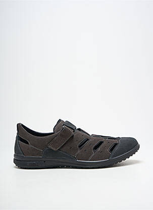 Adidași nubuc vârf rotund negru GRISPORT bărbat