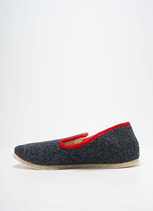 Papuci/pantofi de casă vârf rotund vârf rotund gri RONDINAUD homme