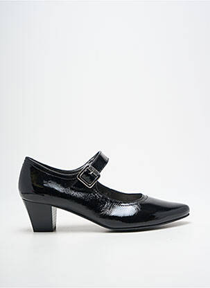 Pantofi cu toc cubanez toc de 4 la 6 cm negru OTTILIA femeie