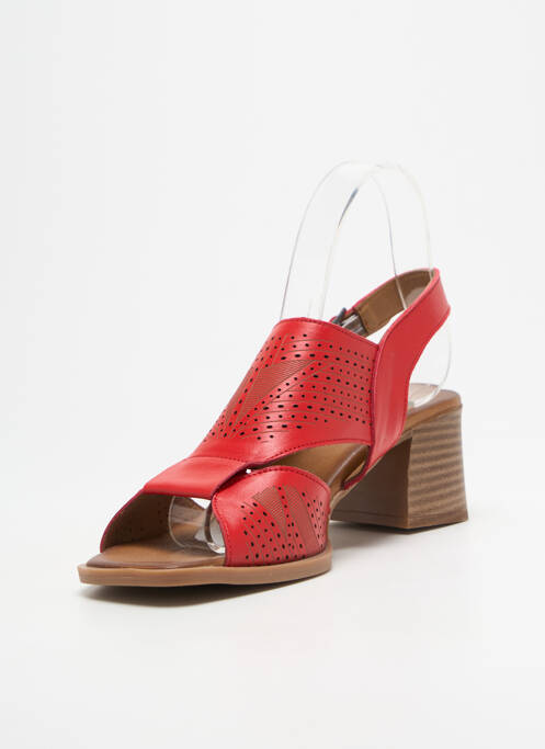 Sandale/Pantofi decupați roșu OTTILIA femeie