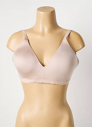 Sutien efect material satinat top sutien modelat roz SLOGGI femeie
