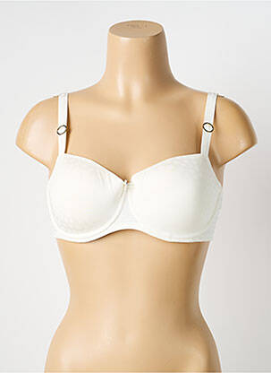 Sutien efect material satinat top sutien modelat bej PRIMA DONNA femme