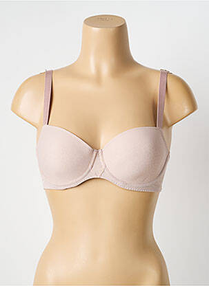 Sutien efect material satinat top sutien modelat bej PRIMADONNA femeie
