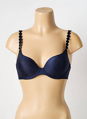 Sutien efect material satinat top sutien modelat albastru MARIE JO femeie