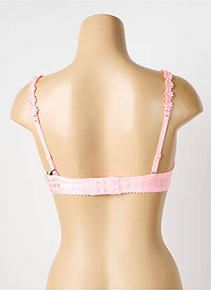 Sutien efect material satinat top sutien modelat roz MARIE JO femeie