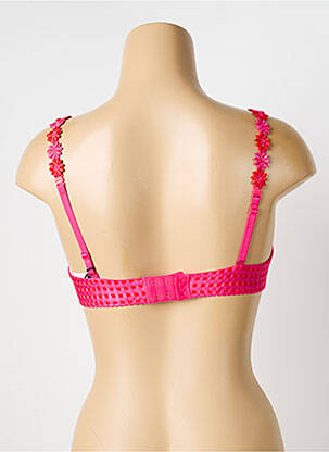 Sutien efect material satinat top sutien modelat roz MARIE JO femeie