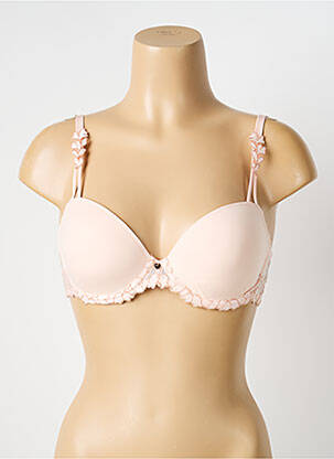 Sutien efect material satinat top sutien modelat roz MARIE JO femeie