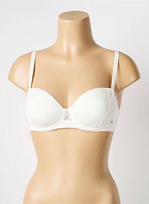 Sutien efect material satinat top sutien modelat bej SIMONE PERELE femeie