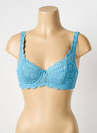 Sutien efect material satinat top sutien modelat albastru TRIUMPH femme