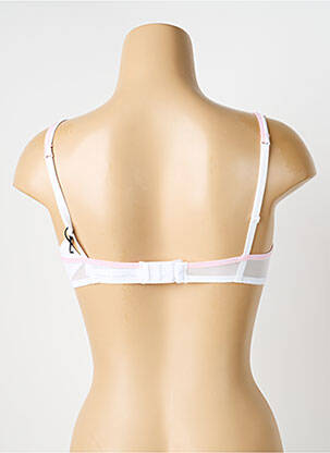 Sutien efect material satinat sutien balconet cu decolteu înalt alb MARIE JO femeie