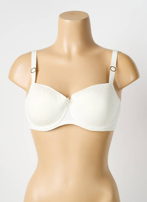 Sutien efect material satinat top sutien modelat bej PRIMA DONNA femme