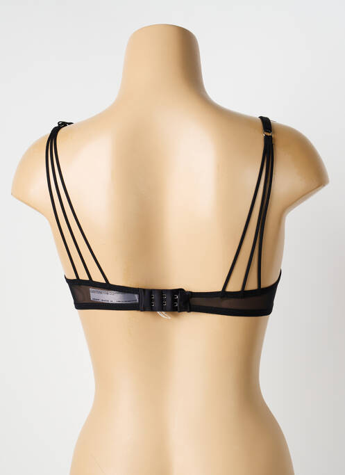 Sutien efect material satinat sutien cupe întregi cu decolteu înalt negru MARIE JO femme