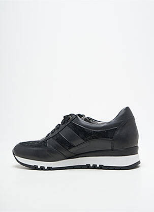 Adidași material neted toc plat până la 3 cm negru OTTILIA femeie