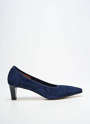 Pantofi cu toc albastru QOO TUM femeie