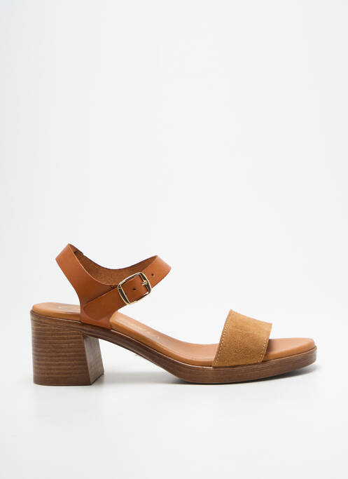 Sandale/Pantofi decupați maro CARLA TORTOSA femeie