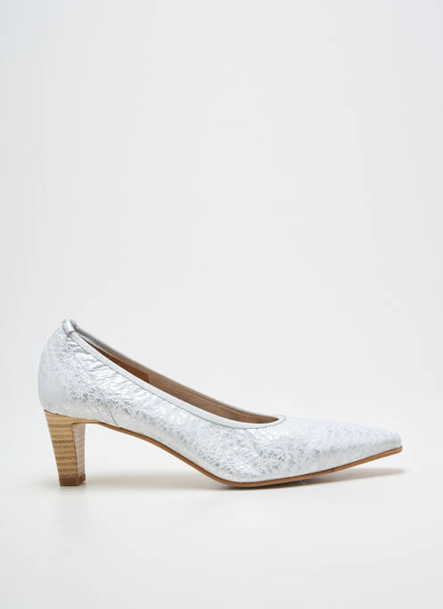 Pantofi cu toc argintiu QOO TUM femeie