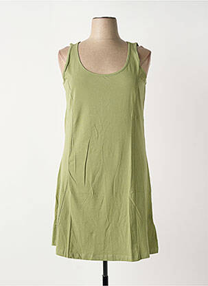 Rochie midi fără mâneci fără mâneci verde SHEEGO femeie