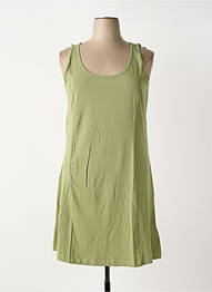 Rochie midi fără mâneci fără mâneci verde SHEEGO femme