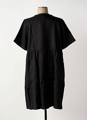 Rochie midi mâneci scurte mâneci scurte negru TRIANGLE femeie