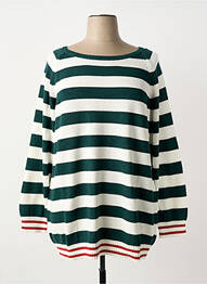 Pulover guler rotund mâneci lungi verde SHEEGO femme