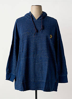 Hanorac cu glugă albastru SHEEGO femeie