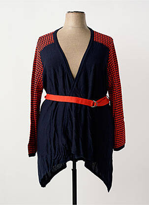 Vestă cu mâneci lungi albastru SHEEGO femeie