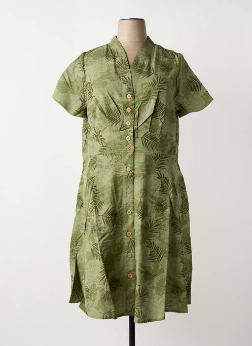 Rochie midi verde SHEEGO femeie