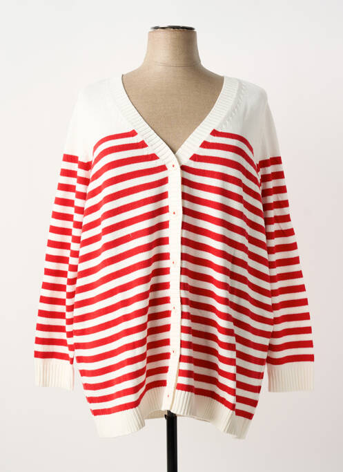 Vestă cu mâneci lungi roșu SHEEGO femeie