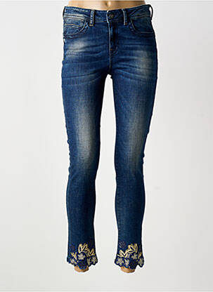 Blugi cu croială slim albastru MERI & ESCA femeie