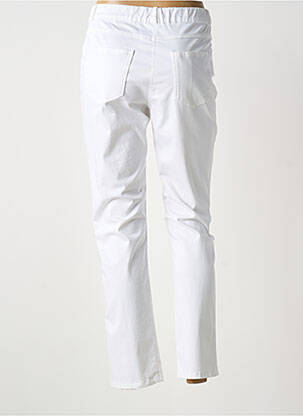 Pantalon 7/8 elasticitate mărime normală alb GUY DUBOUIS femeie