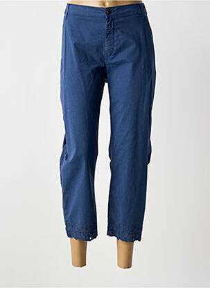 Pantalon 7/8 elasticitate mărime normală albastru MERI & ESCA femeie