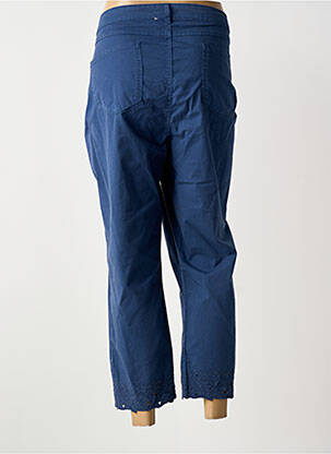 Pantalon 7/8 elasticitate mărime normală albastru MERI & ESCA femeie