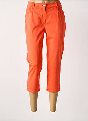Pantalon trei sferturi croială dreaptă mărime normală portocaliu GUY DUBOUIS femme