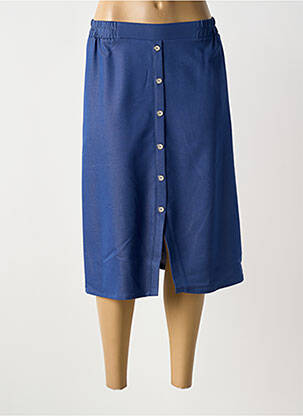 Fustă midi albastru GUY DUBOUIS femeie