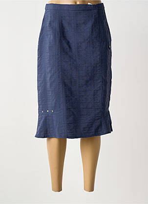Fustă midi albastru GUY DUBOUIS femeie