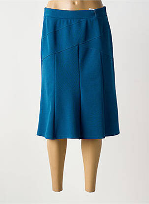 Fustă midi albastru GUY DUBOUIS femeie