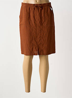 Fustă midi maro GUY DUBOUIS femeie